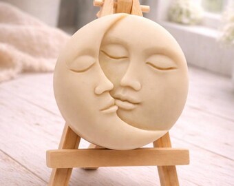 Sun Moon Vegan Soap, Celestial Astrology Gift, Whimsical Home Decor