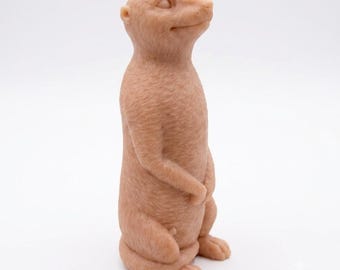 Meerkat Gift. Handmade Cheeky Meerkat Vegan Soap, Wildlife Animal Lover Gift