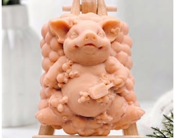 Handmade Stinky Pig Vegan Soap Gift, Farm Animal Lover Gift, Farmhouse Decor