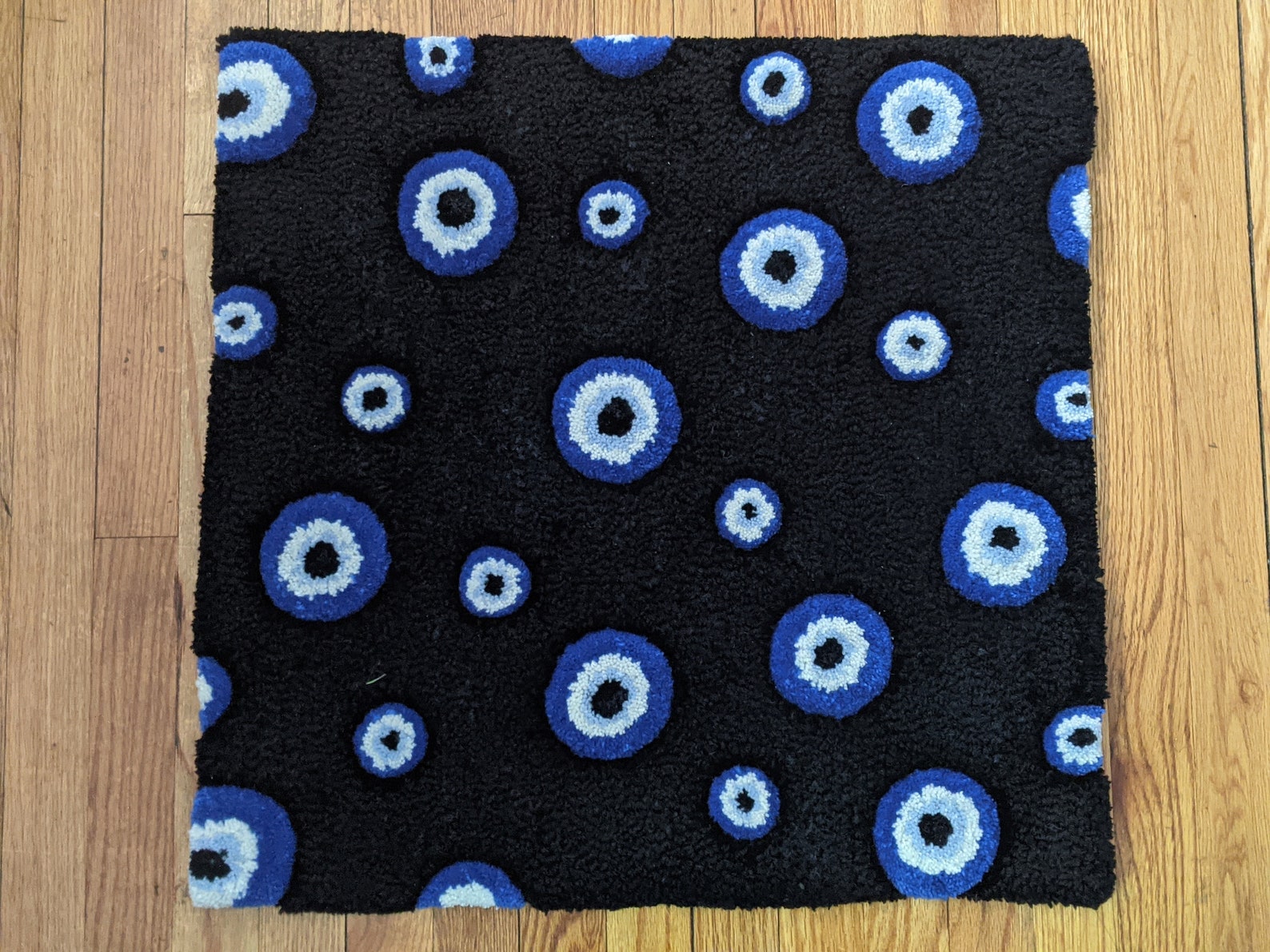 Handmade 3d Evil Eyes Area Rug Made to order Etsy
