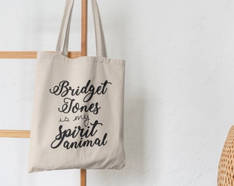 Bridget Jones Funny Cotton Canvas Tote Shopping Bag Christmas Etsy
