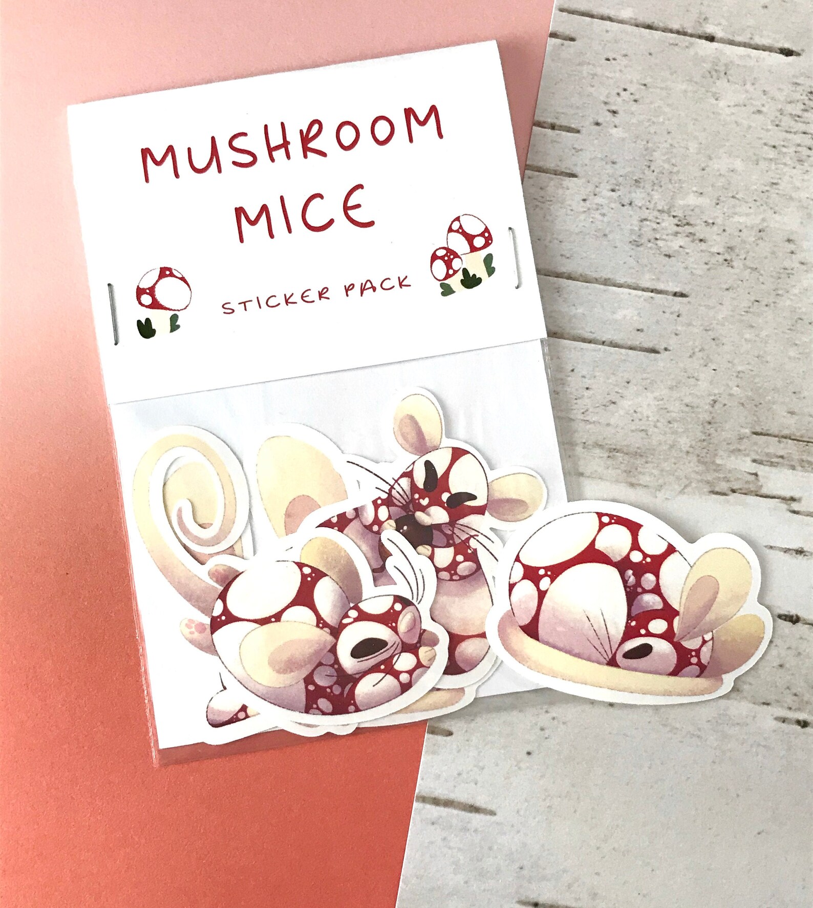 Mouse Sticker Pack Animal Sticker Set Vinyl Laptop Stickers Etsy