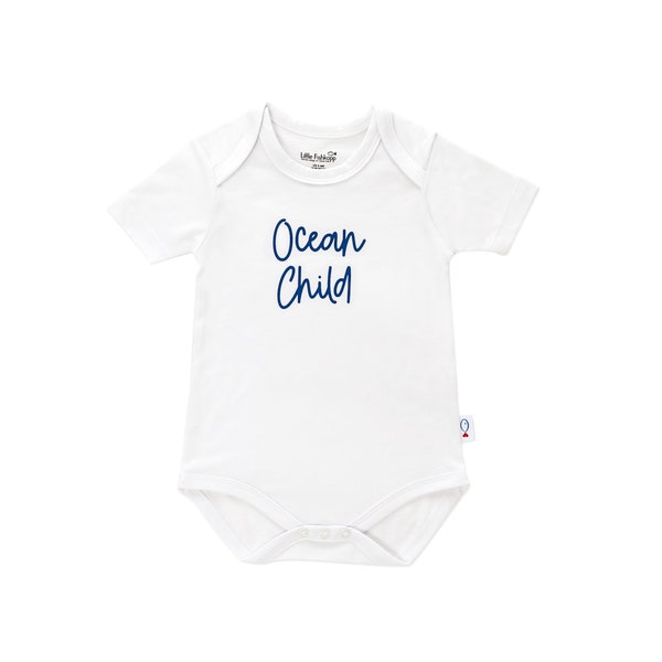 Bio-Babybody | Ocean Child | Bio-Baumwolle | Bedruckt | Babykleidung