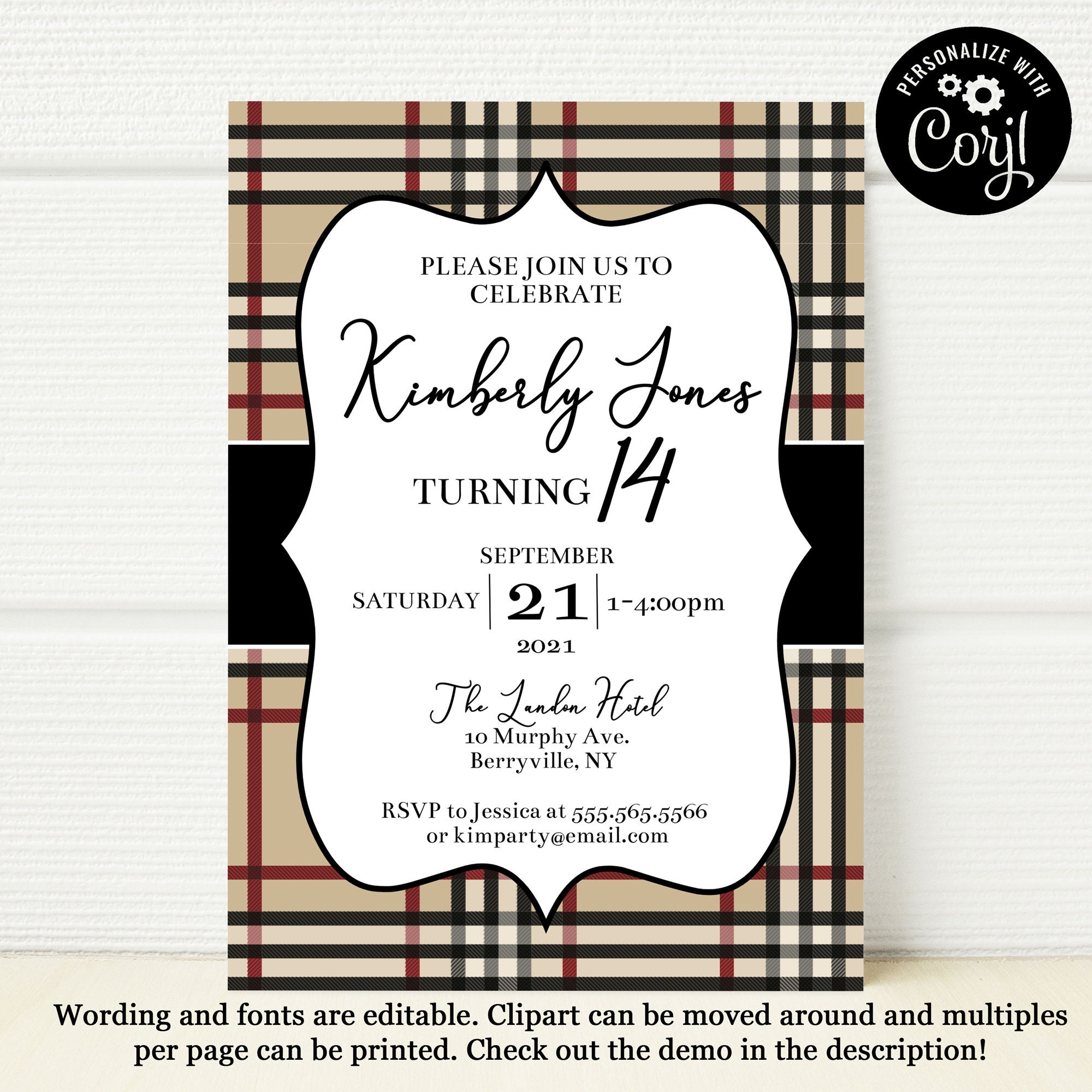 burberry-inspired-birthday-template-burberry-invitation-etsy-australia