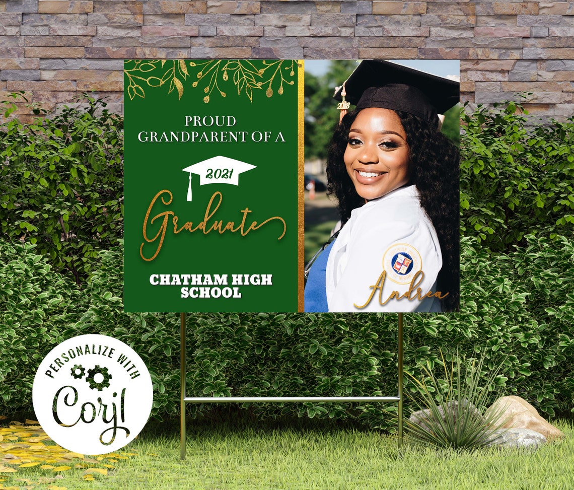 Graduation Yard Sign Template