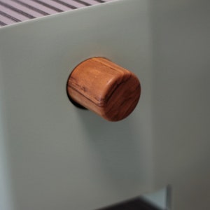 Gaggia Classic or Pro Steam Tap custom made walnut or olive Knob with or without stainless lever