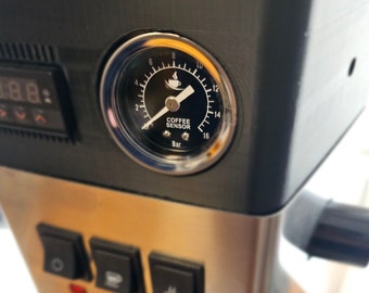 Gaggia Classic or Pro (Evo) custom made pressure gauge with black or white mask (WITHOUT ADAPTER)
