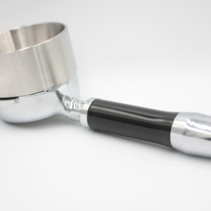 Niche compatible stainless tamp through tall funnel for La Pavoni NEW / OLD / Cremina and E61