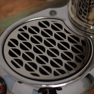 La Pavoni lever Stradivari custom made special shape drip tray grids