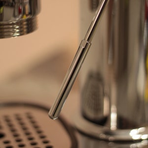 La Pavoni Lever long single hole steam tip extender Stainless or Gold