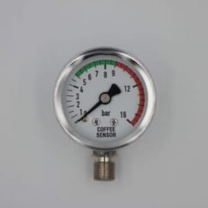 Coffee Sensor Piston Shaft Pressure Gauge 0-16 Bar silver or gold