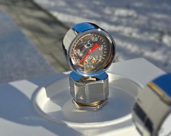 Olympia Cremina Stainless Boiler Cap adapter with Gauge Included for pressure reading