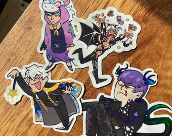 Obey me! shall we date? Sparkly stickers!