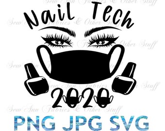 Nail Tech Svg Etsy