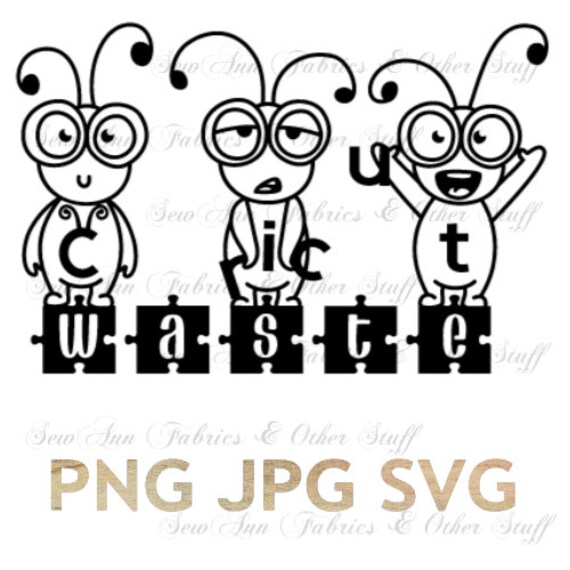 Download Cricket Waste Svg Digital Download Instant Download Cut File Etsy SVG, PNG, EPS, DXF File