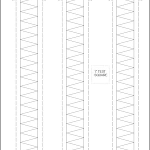 FPP - Bordo a dente di sega - Foundation Paper Piecing - PDF - stampa a casa - ottimo per trapunte New York Beauty - bordo facile per trapunte