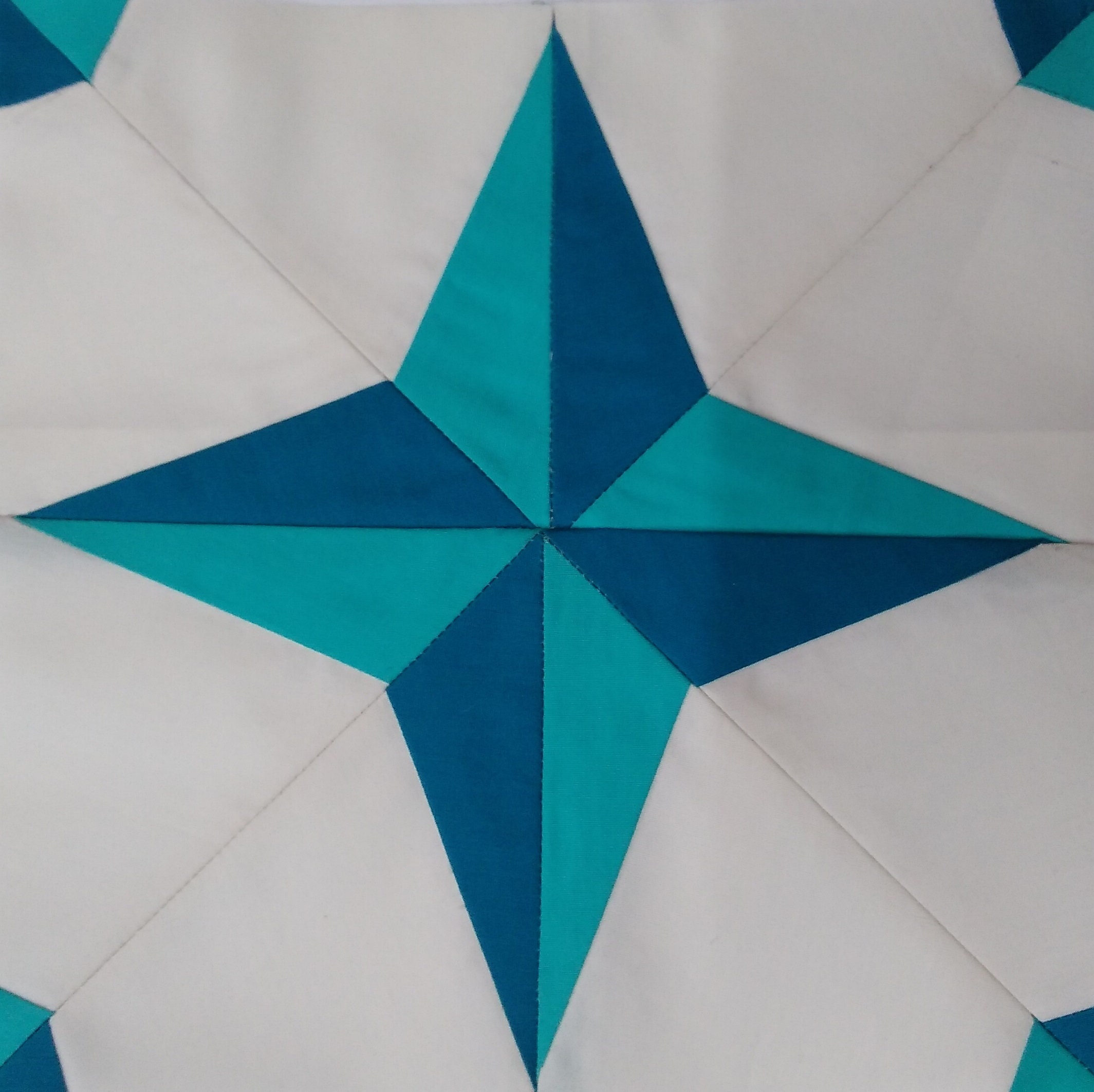FPP - Print Your Own - Midcentury Mod Star Block - 8, 12, & 16 Inch ...