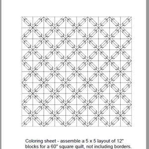 Foundation Paper Piecing - Hunter's Star - 1 size - 12" Blocks  - Beginner Friendly!