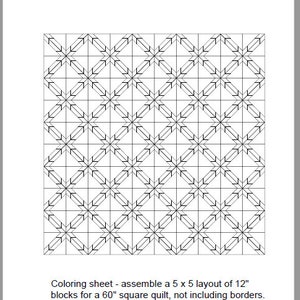 Foundation Paper Piecing - Hunter's Star - 1 Größe - 12" Blöcke - Anfängerfreundlich!
