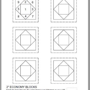 FPP - Economy block (Square-in-a-Square)  - three sizes (2-3-4")
