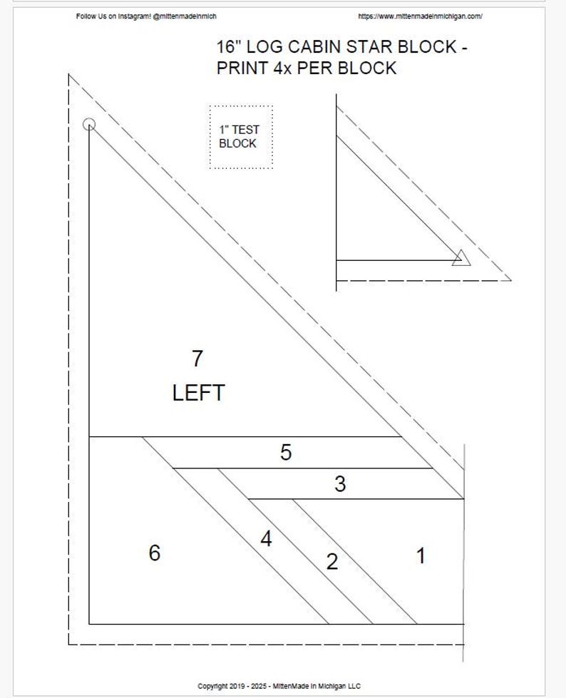 FPP Pattern - 5 Types of 8-point Stars - Foundation Paper Piecing - 4 ...