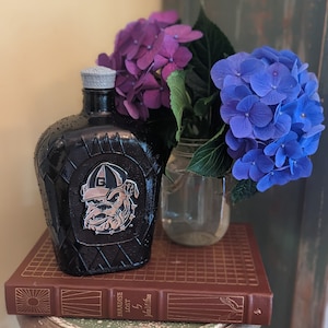 Hand Made Home Decor Decorations Collegiate Georgia Bulldog Go Dawgs Bottle