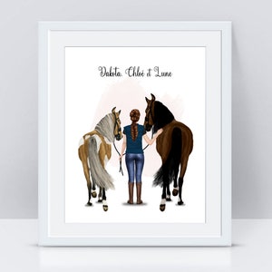 Cadeau pour filles - Cadeau équestre - Bijoux de cheval - Cadeau de cowgirl  - Cadeau d'équitation - Bracelet réglable - Make My Life Whole Horse Lover