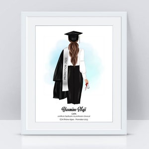 Cadeau Diplôme - cadeau réussite diplôme - diplôme psychologue - cadeau diplôme avocat