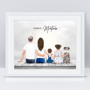 Personalised family print, Grandparent Gift, Grandma Gift, Nanny Gift, Grandad Gift, Gift for Mum, Gift for Dad, Mothers Day gift