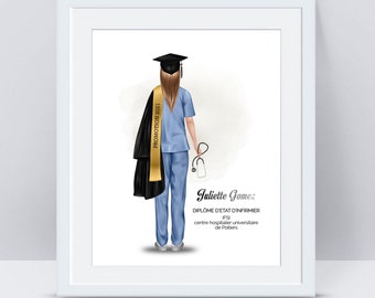 Diplome D Infirmiere Etsy