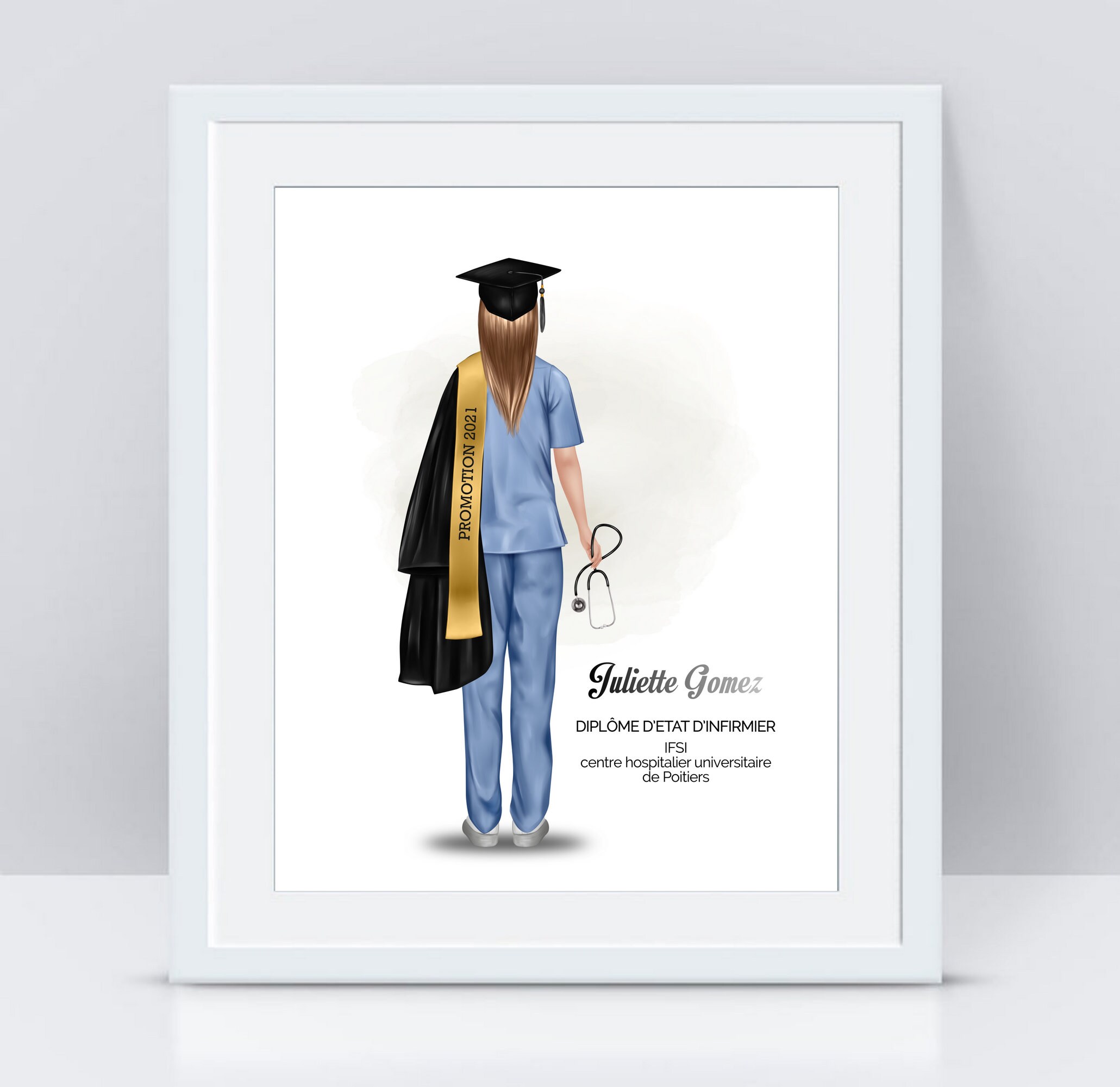 Cadeau Diplôme Infirmier Infirmière Soignant - Cadeau Réussite Diplôme Ide Ide