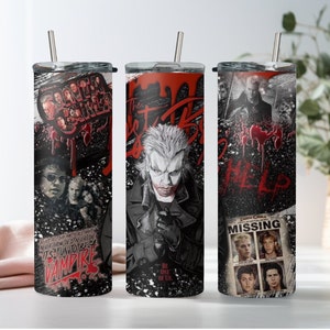 The Lost Boys Quotes Straight Skinny Tumbler Wrap For Sublimation, for 20oz  and 30oz - waterslide infusible ink gift quote cult classic 80s
