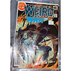 The Mystery & Madness Of Weird War Tales Comic Book #76 June 1978 Issue