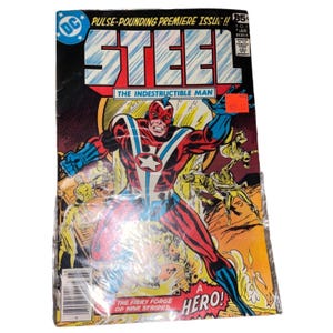 Vintage 1984 DC Comics Steel The Indestructible Man #1