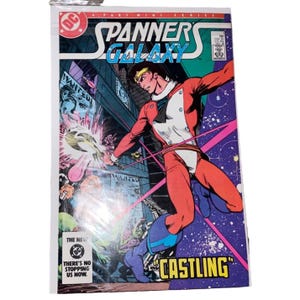 Spanner&#39;s Galaxy #1 DC Comics 1984 - &quot;Casting&quot; First Issue