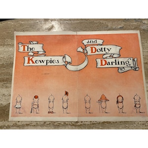Antique The Kewpies And Dotty Darling Poster