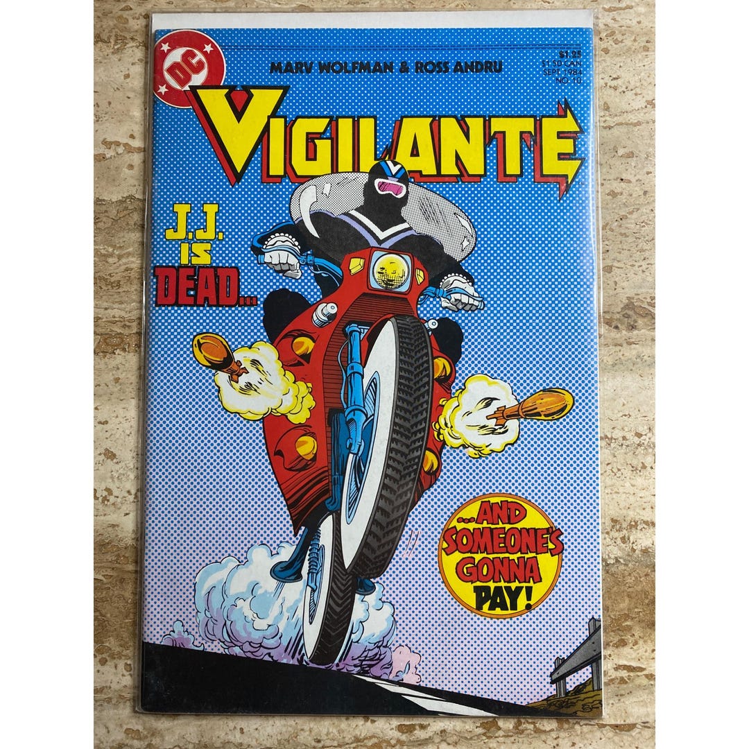 Vigilante Comic Book Issue #12 DC Comics 1980s Vintage Mary Wolfman ...