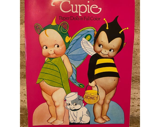 Tom Tierney Cupie Paper Dolls in Full Color 1984 Dover