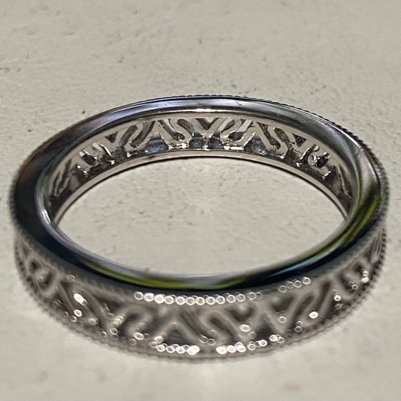 Ring Size 7.5 SAI Jewelry Sterling Silver Stamped… - image 5