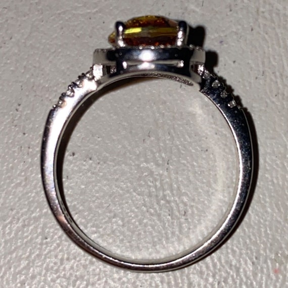 Ring Tourmaline Size 8 Pear-Shaped Tourmaline Sto… - image 6