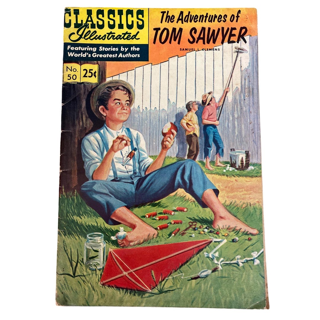 Classics Illustrated the Adventures of Tom Sawyer No. 50 Comic Book ...