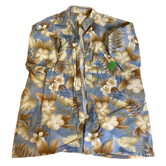 Pierre Cardin L Hawaiian Shirt Men Short Sleeve B… - image 1