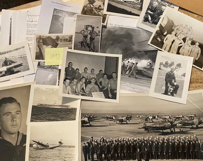 Vintage U S Navy Photograph Collection WWII Era Black White 