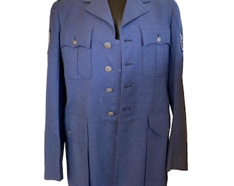 Vintage 1960s (1969) US Air Force Major (0-4) Blue 1549 Class 2 Uniform Jacket