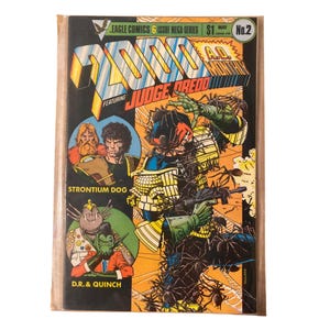 2000 AD Monthly Featuring Judge Dredd Comic No. 2 Eagle Comics May 1986