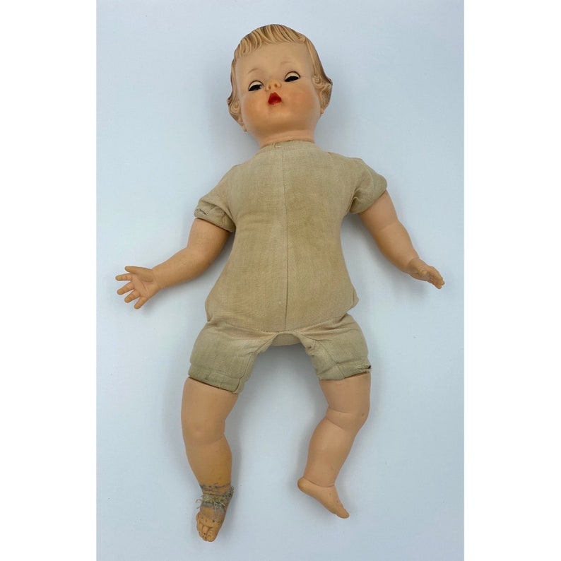 Vintage Madam Alexander 18 Inch Rosebud Doll 1953 1952 Vinyl Molded