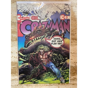 Oh Crazy Man No. 3 Comic Book Annunity Comics 1985 Rare Vintage Collectible