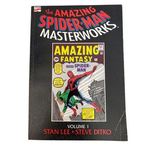 The Amazing Spider-Man Masterworks Vol. 1 By Stan Lee & Steve Ditko Paperback