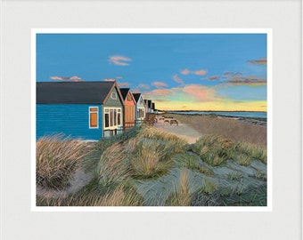 Hengistbury Head Christchurch Framed Giclee Museum/Exhibition quality limited edition print