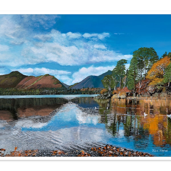 Derwent Water The Lake District Giclee Museum/Exhibition quality limited edition print